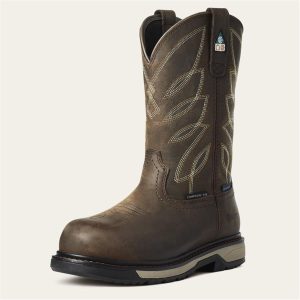 ARIAT WMS RIVETER PILLON C SA H2O DK BRN