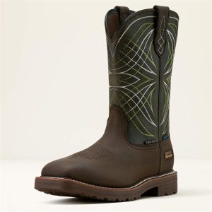 ARIAT MNS ACTIVATOR H2O ST DRK BRN/G