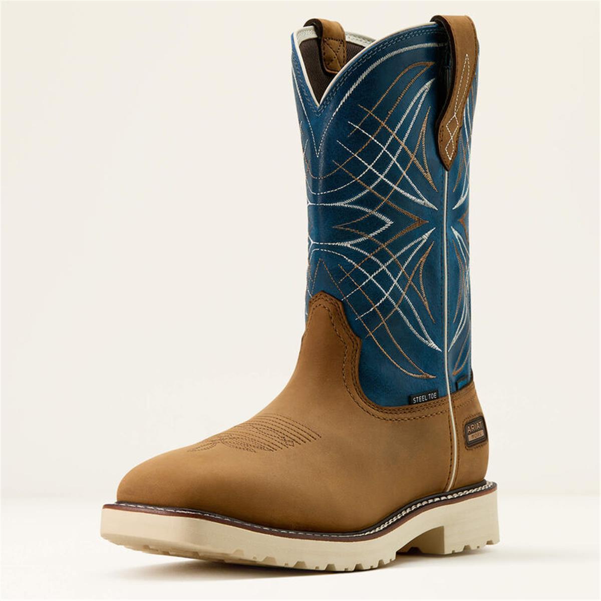 ARIAT MNS ACTIVATOR H2O ST DSTD BRN/