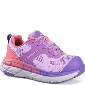 DOUBLE H PURPLE WOMENS LO COM P TOE A