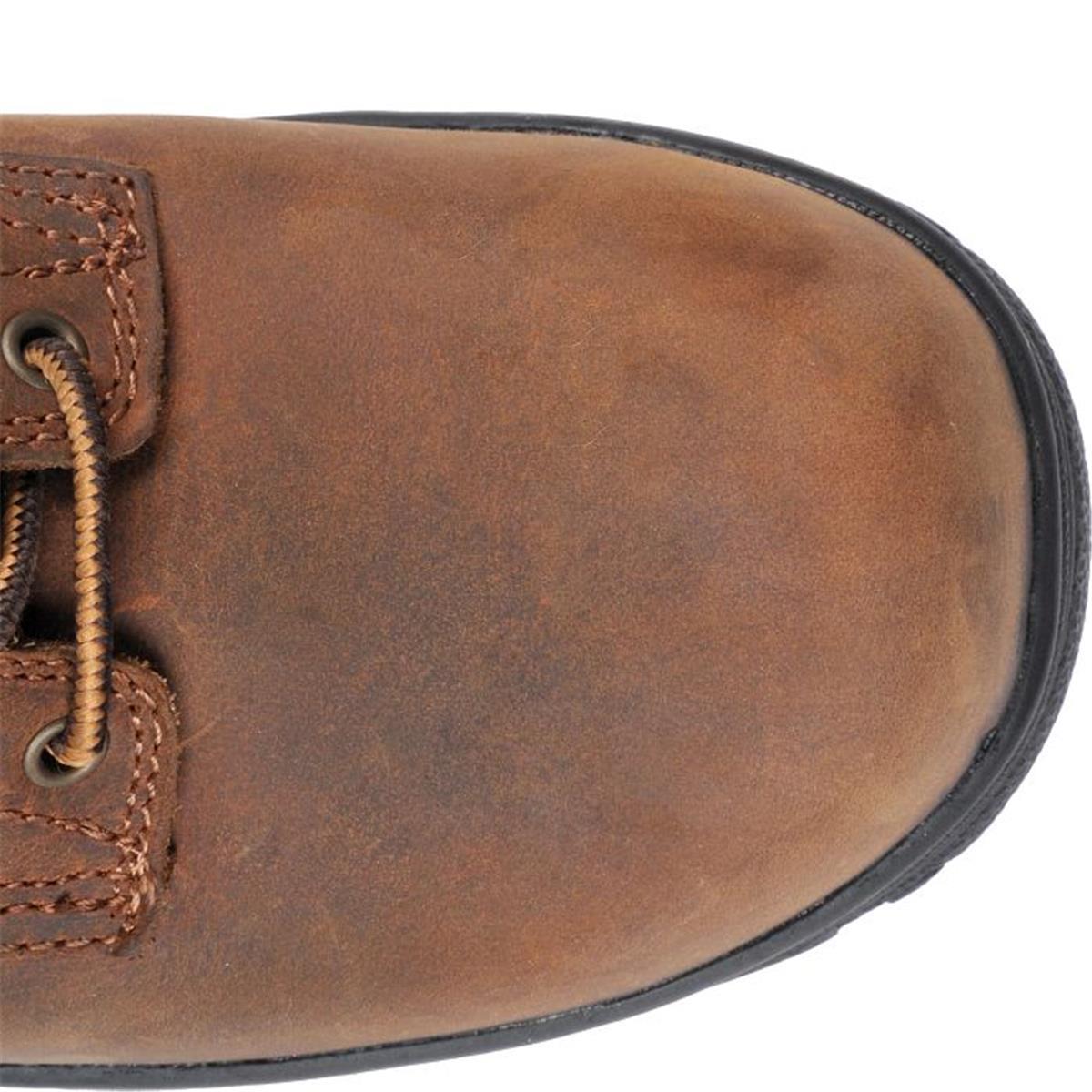 H.H BROWN DARK BROWN 6 STEEL T OE BROAD T - Image 3