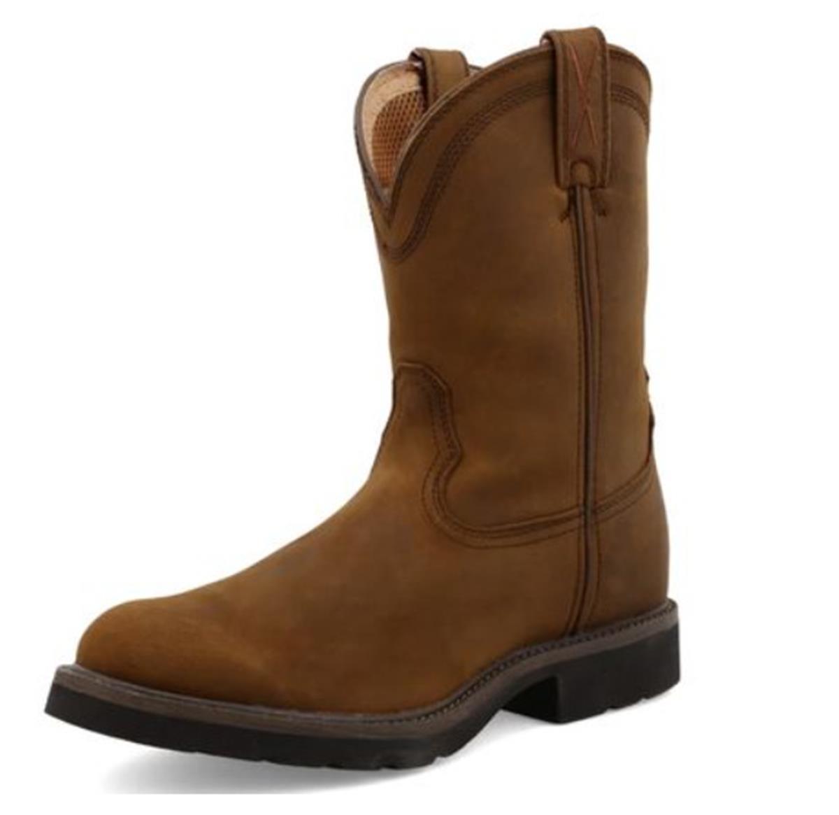 Twisted X PULL-ON U-TOE 10' DI STRESSED S