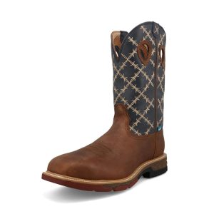 Twisted X 12 WESTERN WORK BOOT HAZEL & N