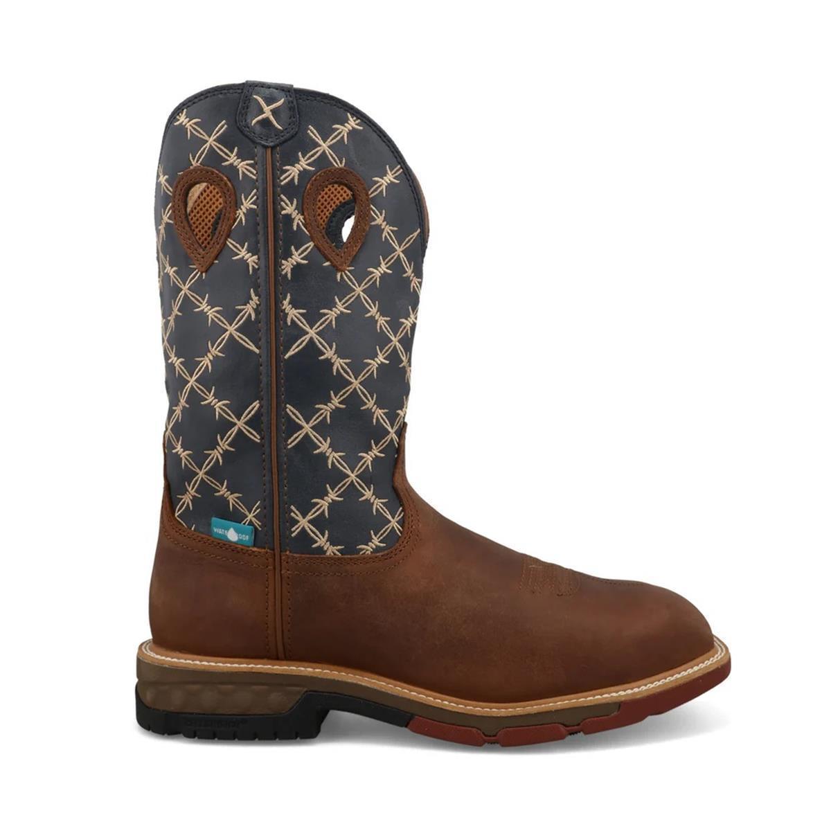 Twisted X 12 WESTERN WORK BOOT HAZEL & N - Image 5