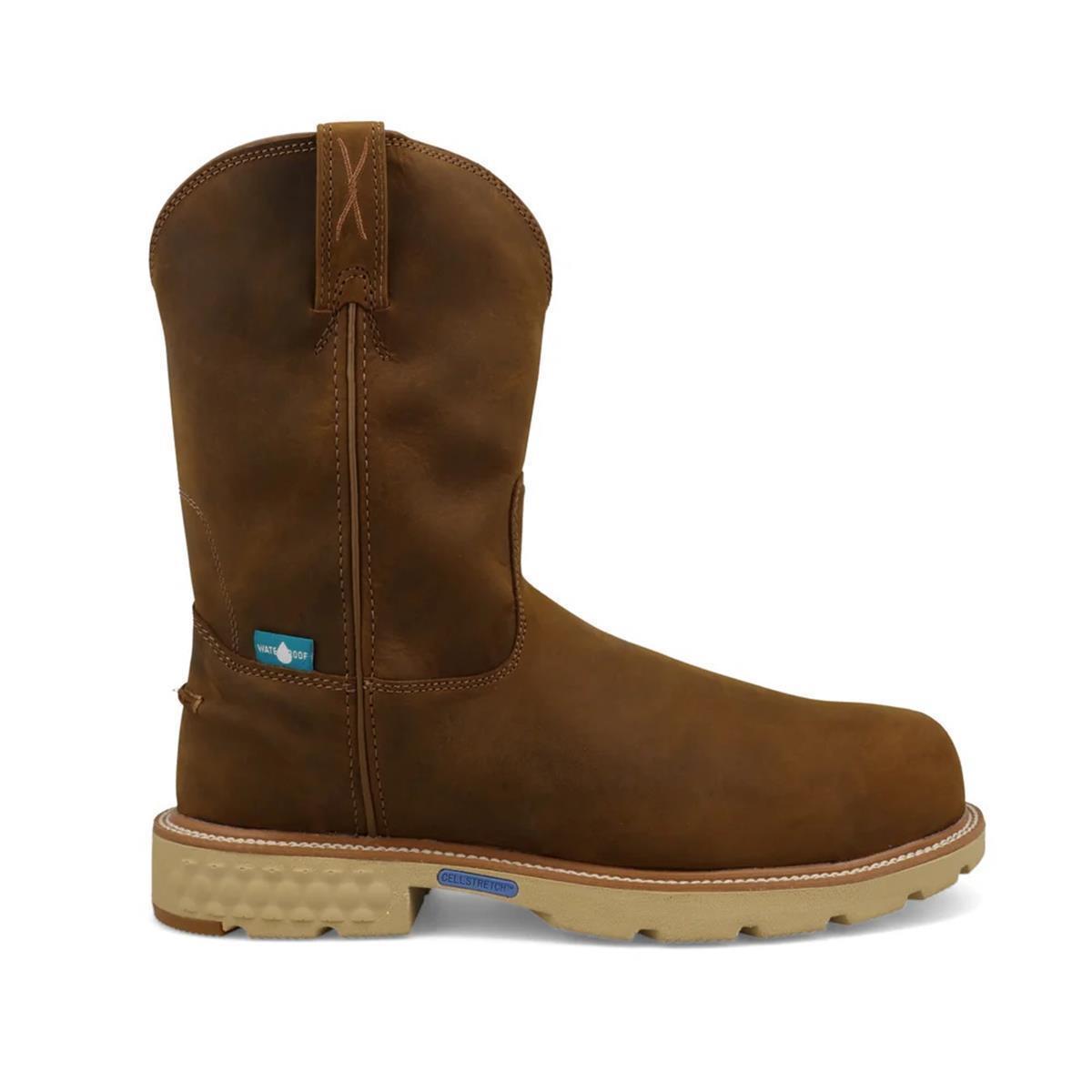 Twisted X 10 WORK BOOT DISTRES SED SADDLE - Image 5