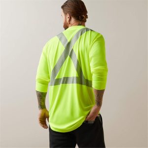 ARIAT MNS REBAR HI-VIS ANS I LS T-SHR