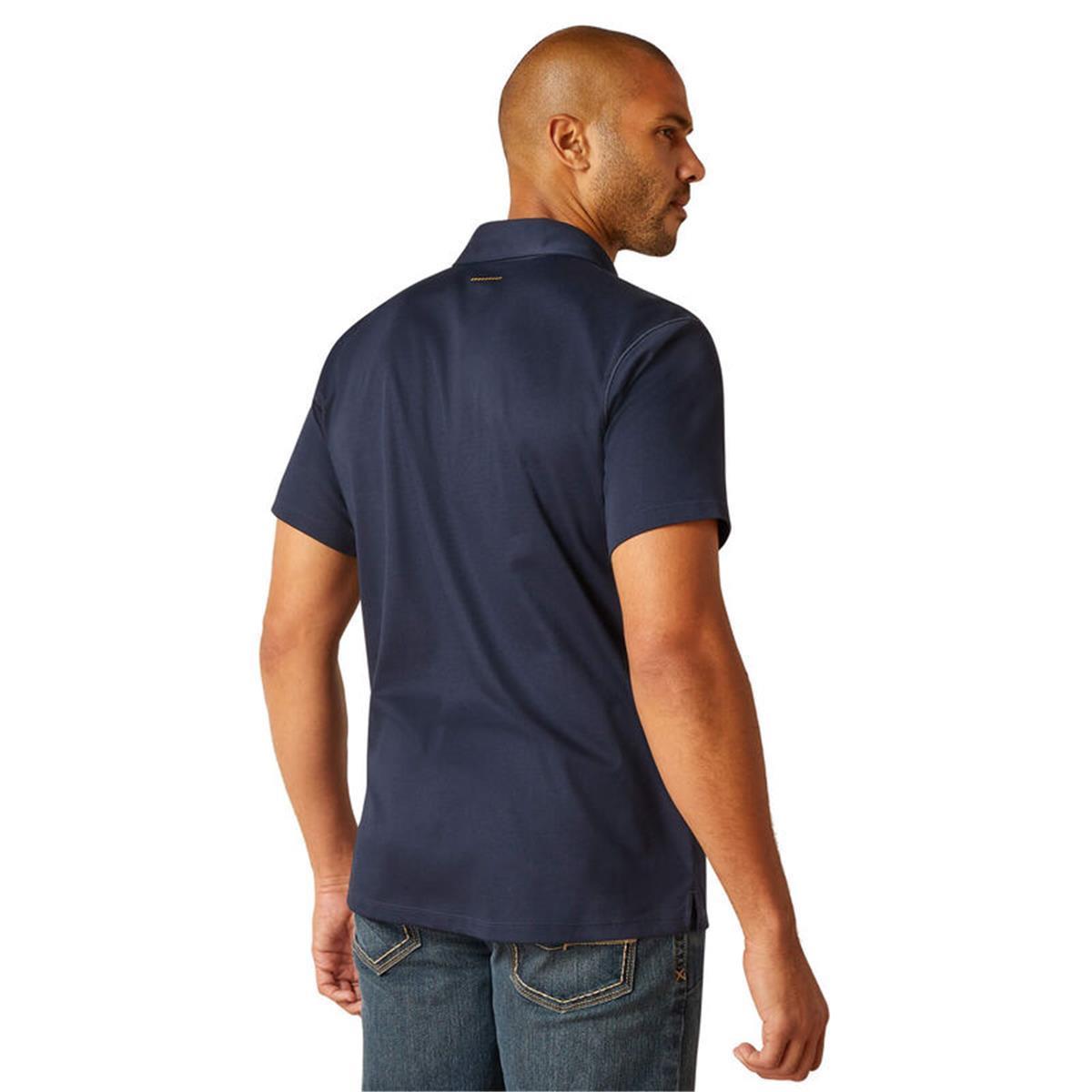 ARIAT MNS REBAR FOREMAN SS POLO NAVY