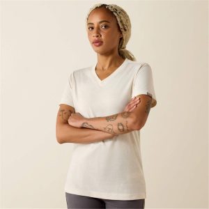 ARIAT WHISPER PINK HEATHER  WMS RBR C